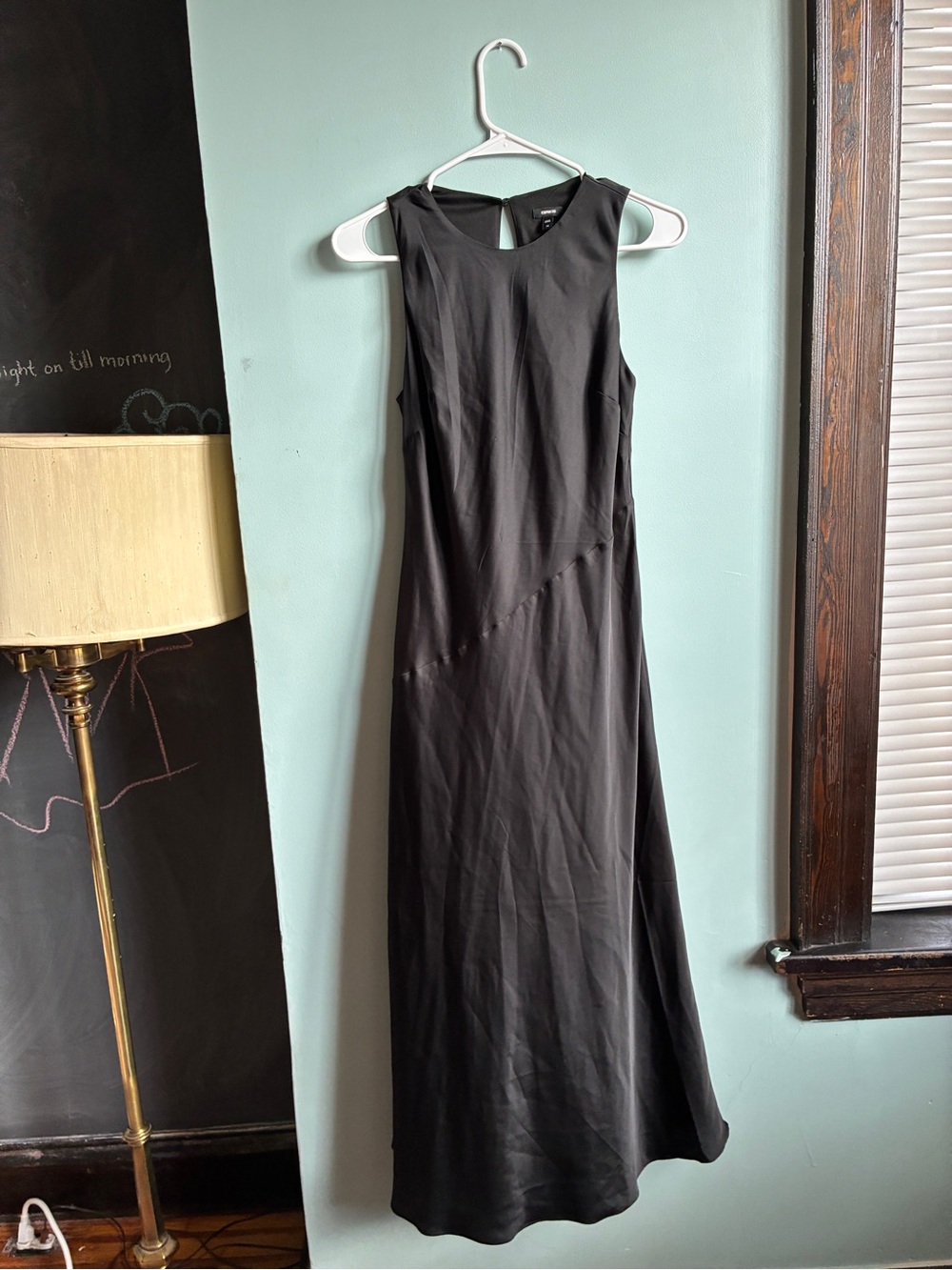 Express Black Sleeveless Maxi Dress